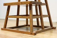 やぐら組みが見事な木地色の庄内踏み台 DC7852