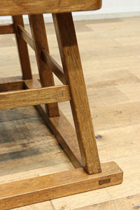 やぐら組みが見事な木地色の庄内踏み台 DC7852