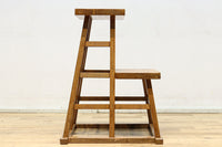 やぐら組みが見事な木地色の庄内踏み台 DC7852