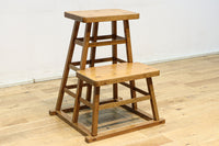 やぐら組みが見事な木地色の庄内踏み台 DC7852