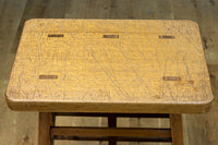 やぐら組みが見事な木地色の庄内踏み台 DC7852