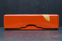 見事な蒔絵の朱漆の小箱 DC7857