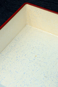 見事な蒔絵の朱漆の小箱 DC7857