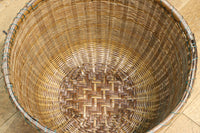 中型サイズ!! 丸みを帯びた優しいシルエットの丸カゴ DC7862