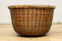 中型サイズ!! 丸みを帯びた優しいシルエットの丸カゴ DC7862