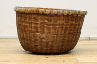 中型サイズ!! 丸みを帯びた優しいシルエットの丸カゴ DC7862