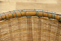 中型サイズ!! 丸みを帯びた優しいシルエットの丸カゴ DC7862