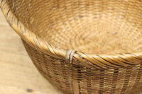 中型サイズ!! 深さのある柔らかい色合いの丸カゴ DC7863