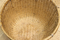 中型サイズ!! 深さのある柔らかい色合いの丸カゴ DC7863