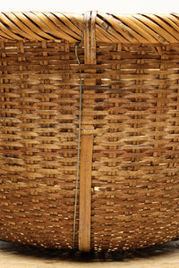 中型サイズ!! 深さのある柔らかい色合いの丸カゴ DC7863