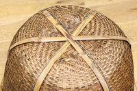 中型サイズ!! 深さのある柔らかい色合いの丸カゴ DC7863