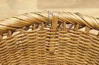 中型サイズ!! 深さのある柔らかい色合いの丸カゴ DC7863