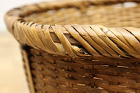 中型サイズ!! 温かみのある風合いが魅力の丸カゴ DC7864