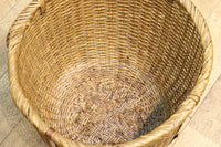 中型サイズ!! 温かみのある風合いが魅力の丸カゴ DC7864