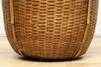 中型サイズ!! 温かみのある風合いが魅力の丸カゴ DC7864