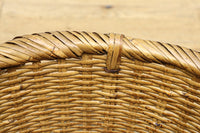 中型サイズ!! 温かみのある風合いが魅力の丸カゴ DC7864