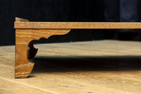 木地色の優雅な杢目が浮かぶ置台 DC7870