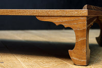 木地色の優雅な杢目が浮かぶ置台 DC7870