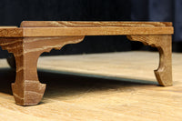 木地色の優雅な杢目が浮かぶ置台 DC7870