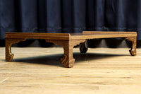 木地色の優雅な杢目が浮かぶ置台 DC7870