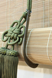 格式高い縁取りや装飾金具が風情溢れる御簾(みす) DC7885