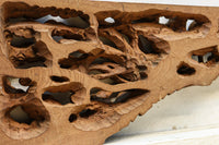 二人の天女が穏やかに空を舞う姿を描く彫刻飾り DC7905