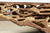 14人のお坊さんの交流会を細やかに描いた彫刻飾り DC7906