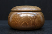 優美な杢目で温かみのある碁笥 DC7918 在庫2個