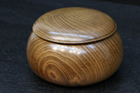 優美な杢目で温かみのある碁笥 DC7918 在庫2個