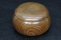 優美な杢目で温かみのある碁笥 DC7918 在庫2個