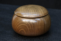 優美な杢目で温かみのある碁笥 DC7918 在庫2個