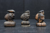 温かみ溢れる木彫りの小さな大黒様 DC7922abc 在庫(a:1 b:1 c:0)個