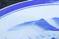 清閑な家屋のある風景を描いた中皿 DC7944ab 在庫(a:2 b:1)枚