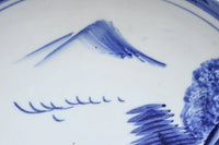 清閑な家屋のある風景を描いた中皿 DC7944ab 在庫(a:2 b:1)枚