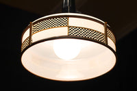 市松模様のセル装飾がレトロモダンに飾る電笠 DC7954