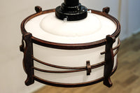 松葉の装飾で雅な面持ちある電笠 DC7957a