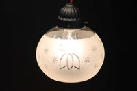 星の切子模様が可愛らしい稀少な電笠 DC7958