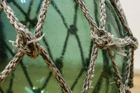 大サイズ!! 縄で包まれた淡いグリーン色の浮き玉 DC7966