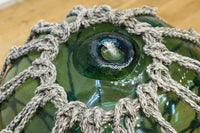 大サイズ!! 縄で包まれた淡いグリーン色の浮き玉 DC7966