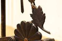 菊水紋様と桜の装飾金具で和の風情ある自在鉤 DC8012