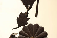 菊水紋様と桜の装飾金具で和の風情ある自在鉤 DC8012