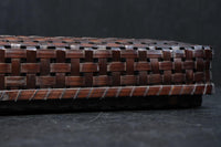 艶やかさを増した古色の色合いが素敵な竹編みの文入 DC8031