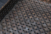 艶やかさを増した古色の色合いが素敵な竹編みの文入 DC8031