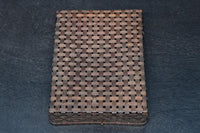 艶やかさを増した古色の色合いが素敵な竹編みの文入 DC8031