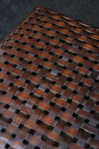 艶やかさを増した古色の色合いが素敵な竹編みの文入 DC8031