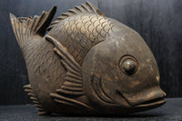 風格漂う大きな鯛の自在鉤の横木 DC8036