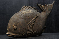 風格漂う大きな鯛の自在鉤の横木 DC8036