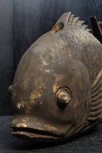 風格漂う大きな鯛の自在鉤の横木 DC8036