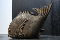 風格漂う大きな鯛の自在鉤の横木 DC8036