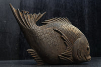 風格漂う大きな鯛の自在鉤の横木 DC8036